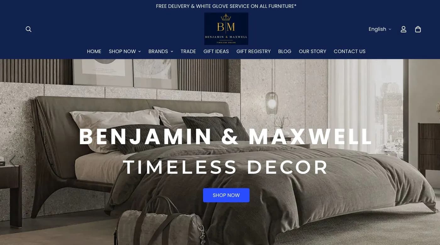 Benjamin & Maxwell homepage